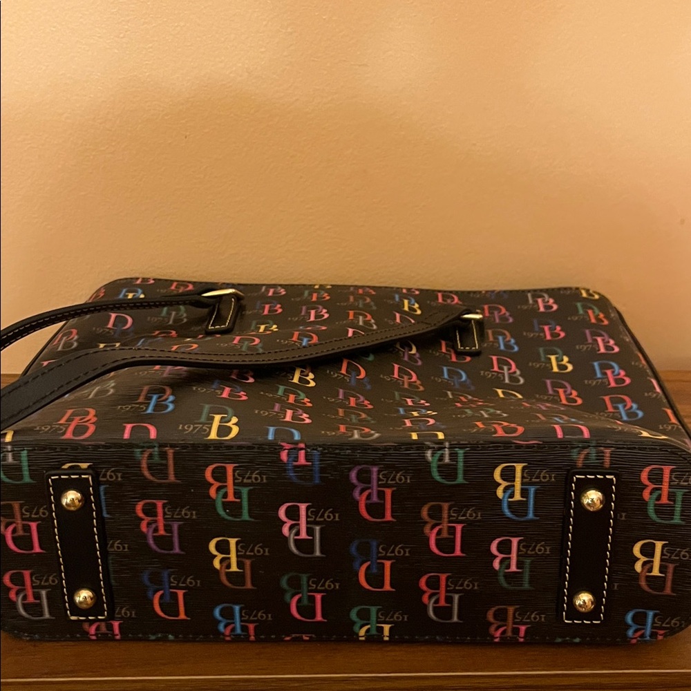 Dooney & Bourke Multicolor Logo Tote Bag - Picture 6 of 8